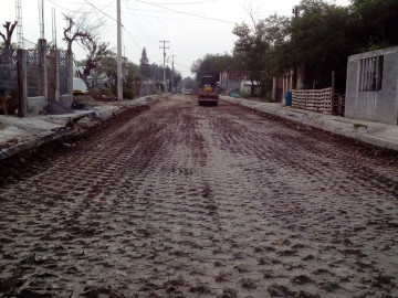 Dan comienzo a obra de pavimentación hidráulica en Fraccionamiento Reynosa 