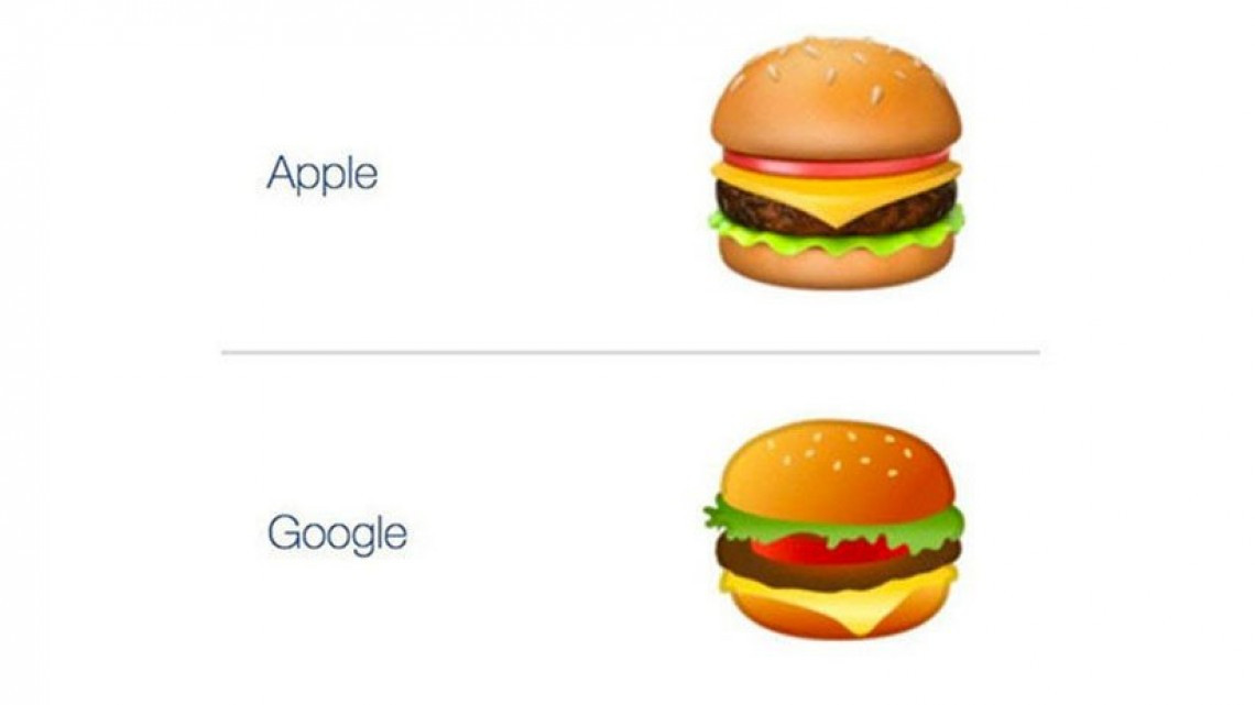 Google corrige emoji de la hamburguesa