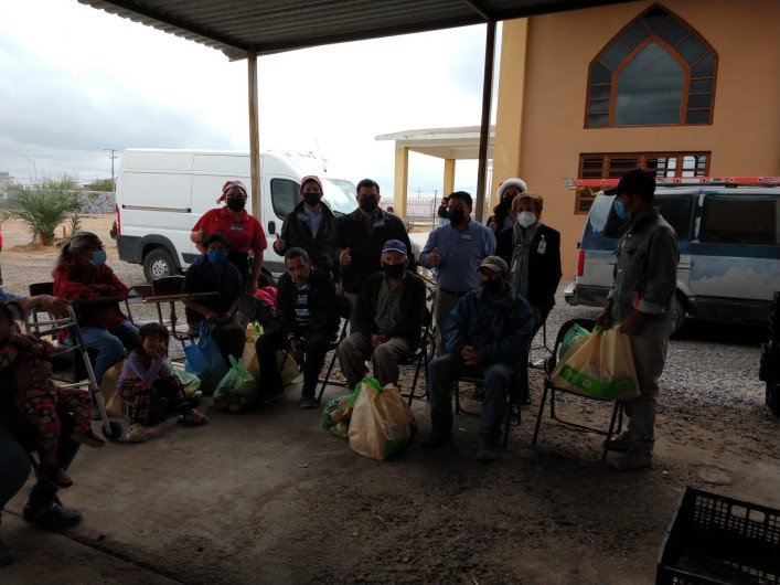 Banco de Alimentos Cáritas entrega 2 mil 500 despensas a familias necesitadas de Nuevo Laredo 