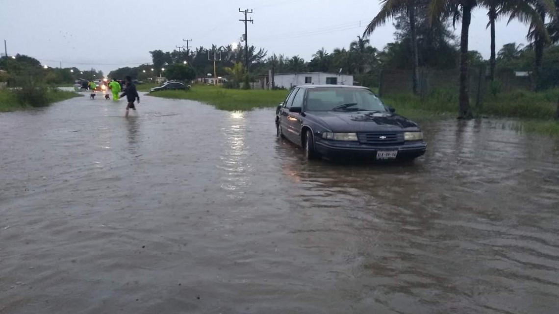 Lluvias incomunican a Aldama