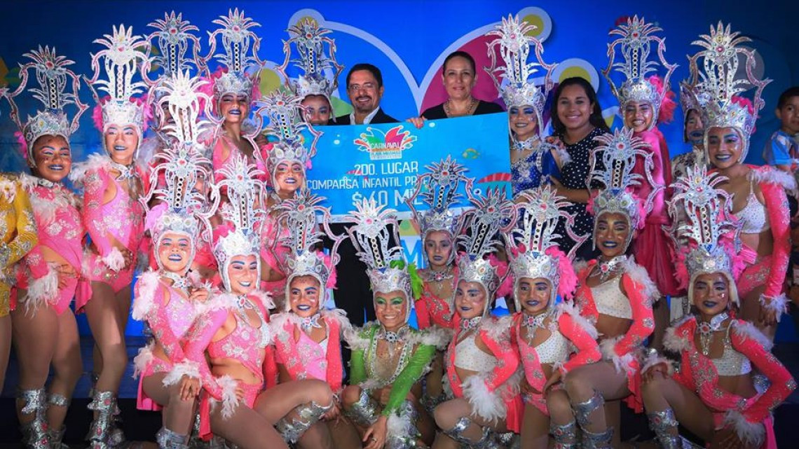 Se realiza premiación de los ganadores del Carnaval Playa Miramar 2018