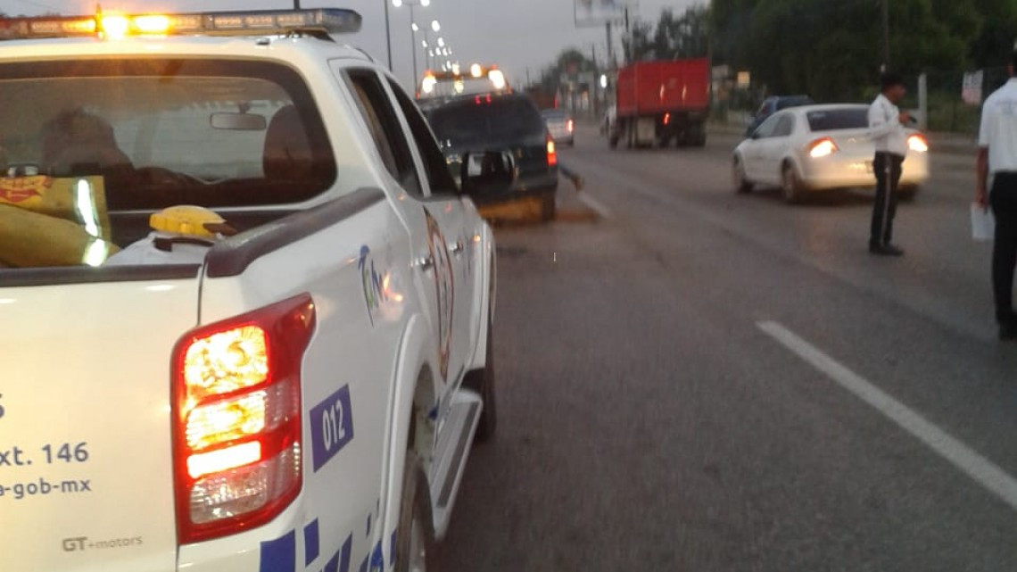 Choque e incendio, movilizan cuerpos de emergencia en Altamira