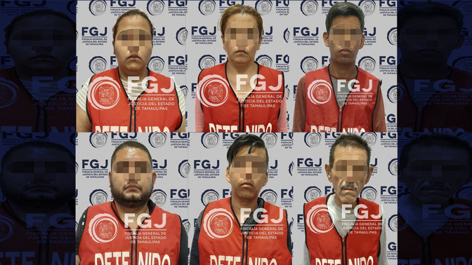 Vinculan a proceso a banda de secuestradores de Tamaulipas