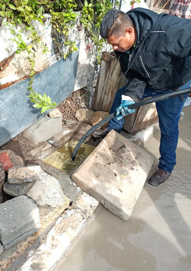 Llevó COMAPA acciones de mantenimiento en la colonia Las Delicias