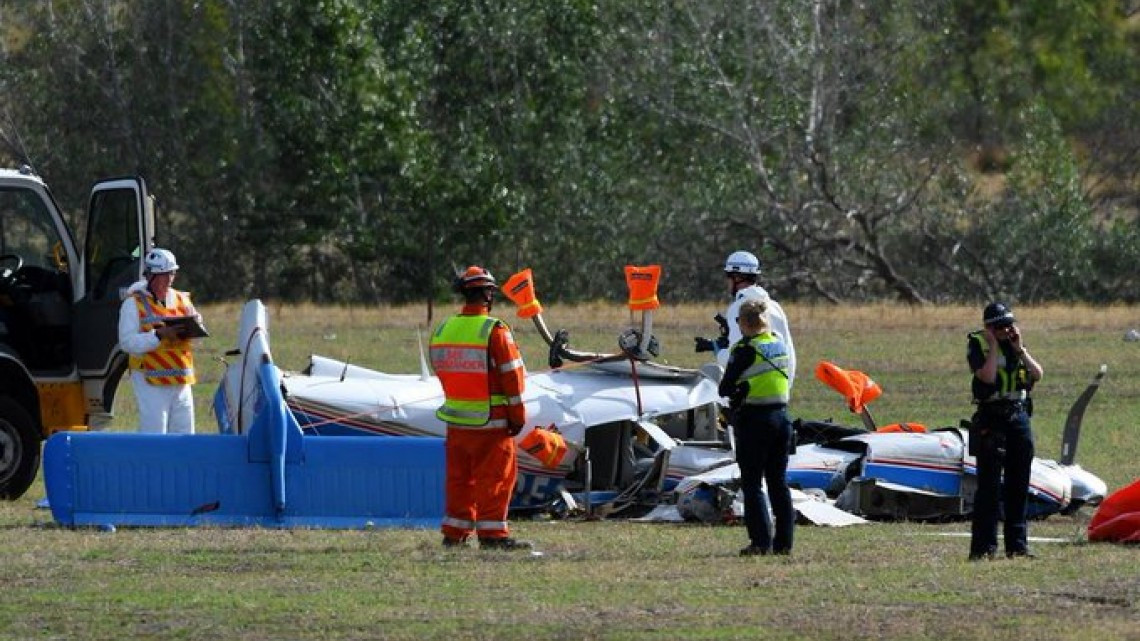  Choque de avionetas en pleno vuelo en Australia deja 4 muertos