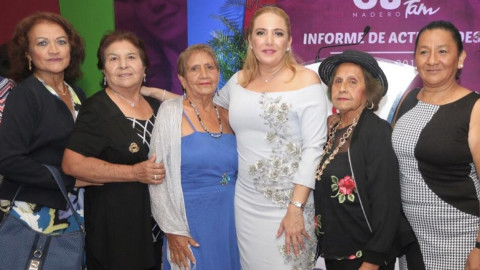 Angy de la Garza de Zorrilla rinde Informe de Actividades del Sistema DIF Madero 2016-2018