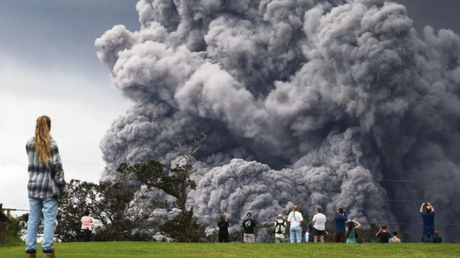 Gran erupción en el volcán Kilauea de Hawaii