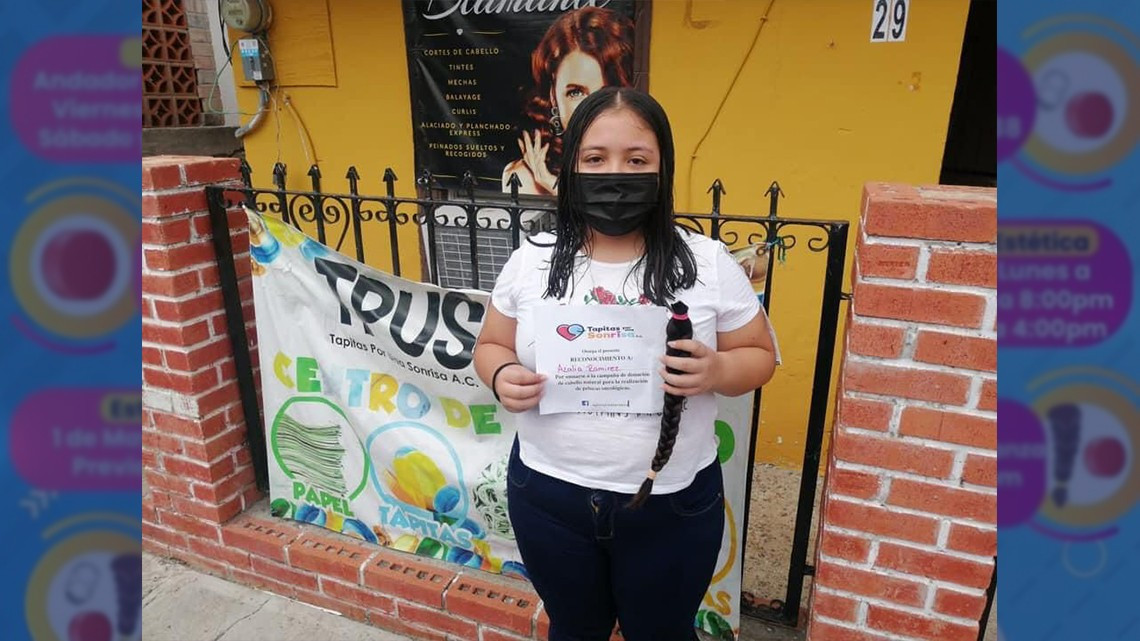 “Tapitas por una sonrisa” en Nuevo Laredo invitan a donar cabello para elaborar pelucas oncológicas  