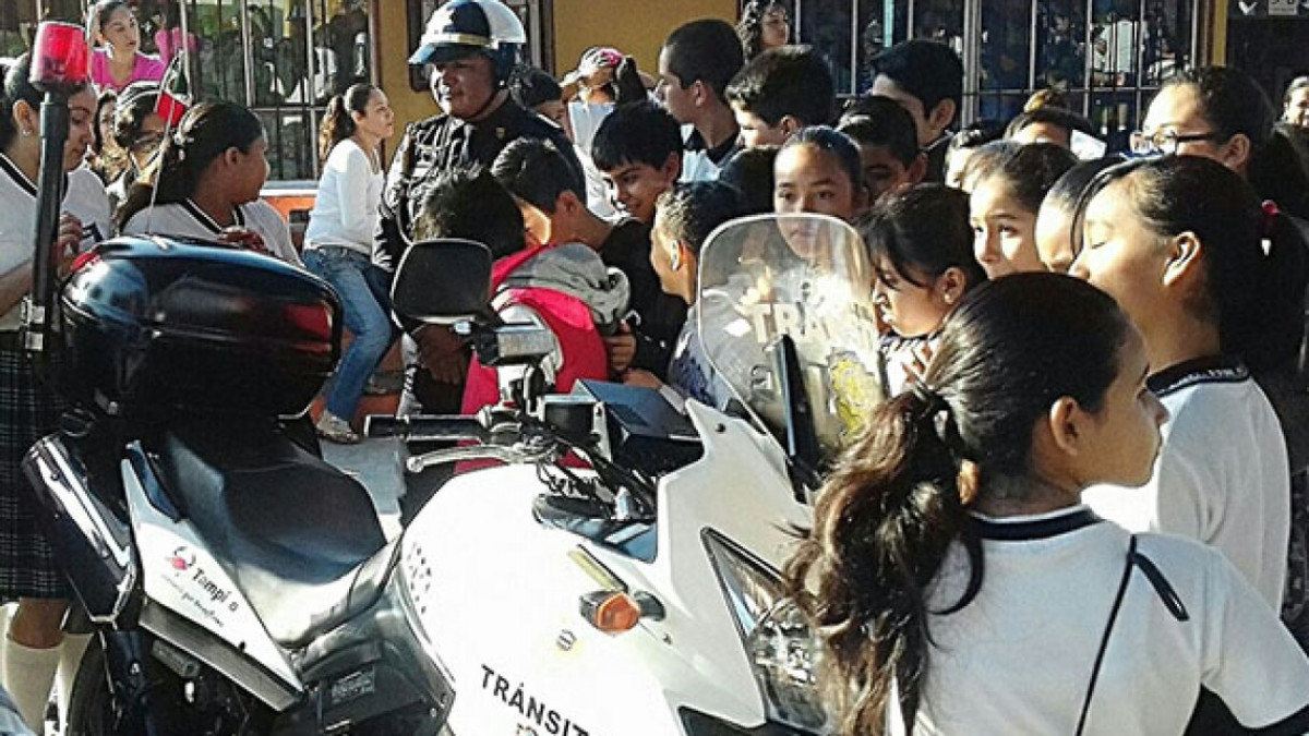 Brigadas escolares de vialidad con misma autoridad que un tránsito 