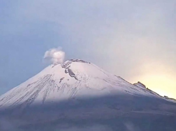 Popocatépetl registra explosión y 5 minutos de sismo
