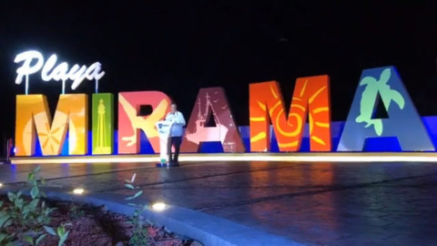 Inauguran Glorieta en Playa Miramar