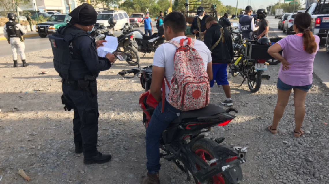 Autoridades de los 3 niveles de gobierno inician operativo contra motociclistas 