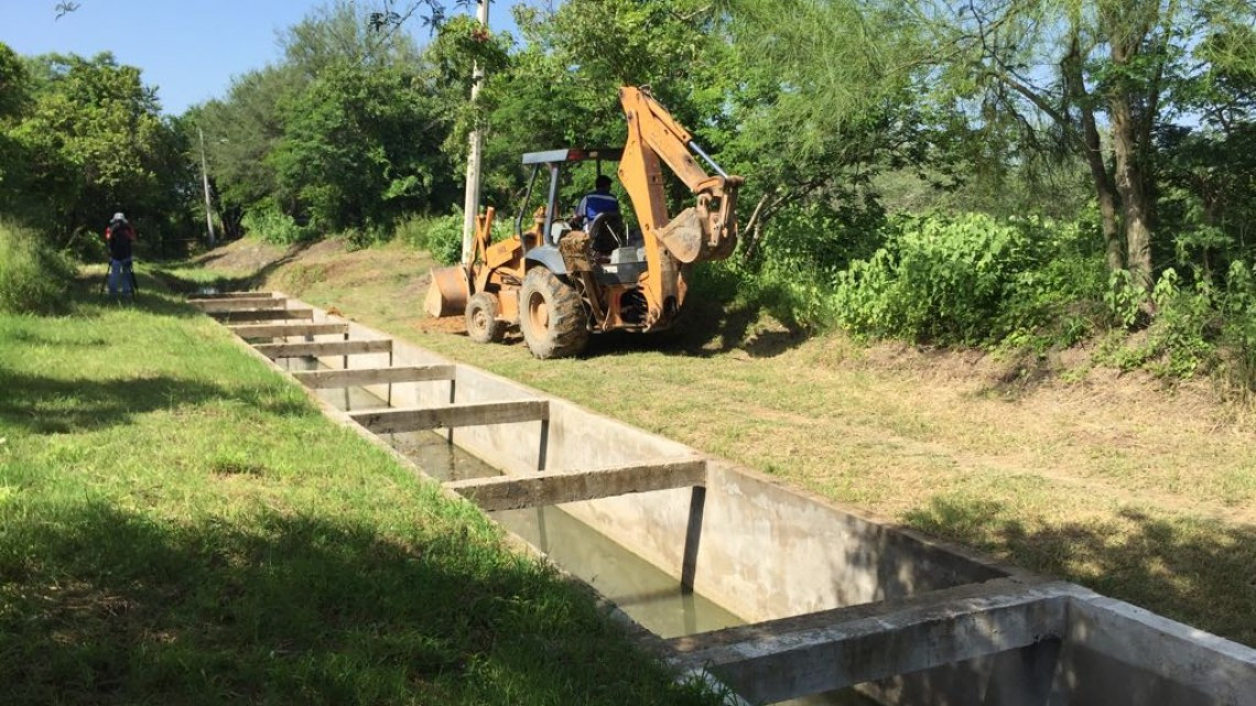 Continuarán rellenando área de amortiguamiento pluvial