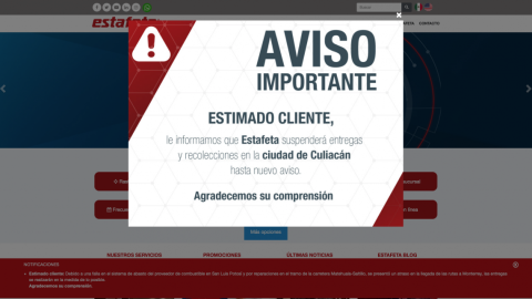 Citibanamex y Estafeta decidieron cerrar sus puertas este viernes en Culiacán