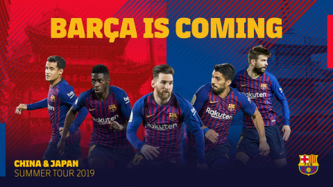 Barcelona jugará pretemporada en Asia para el verano de 2019