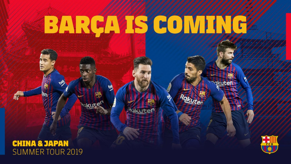 Barcelona jugará pretemporada en Asia para el verano de 2019