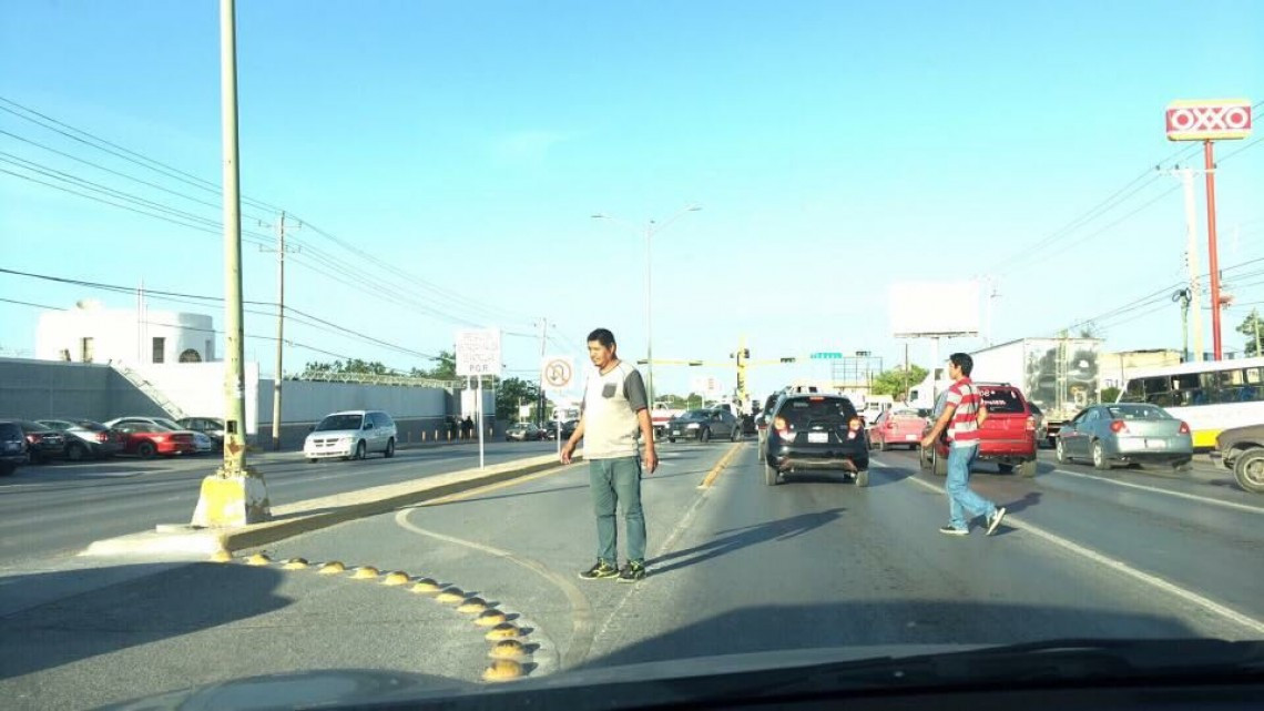 Protesta contra marinos