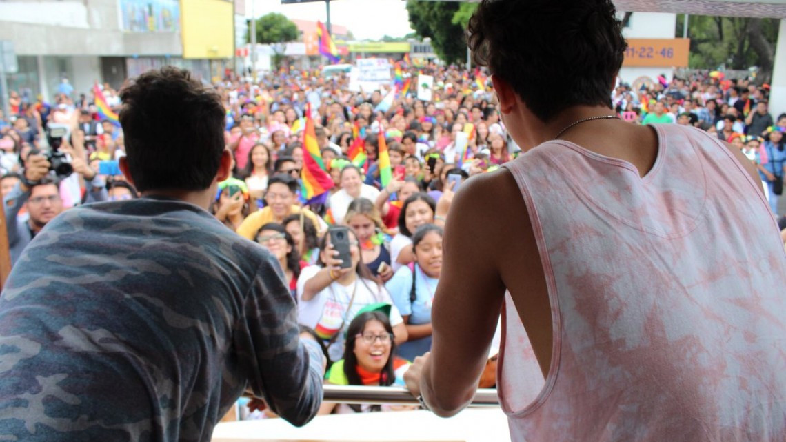 Puebla marcha por el orgullo LGBTI