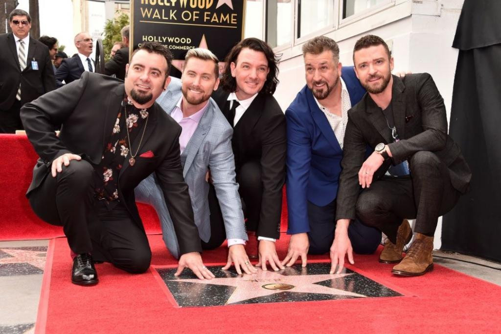 NSYNC recibe estrella en el Paseo de la Fama de Hollywood 