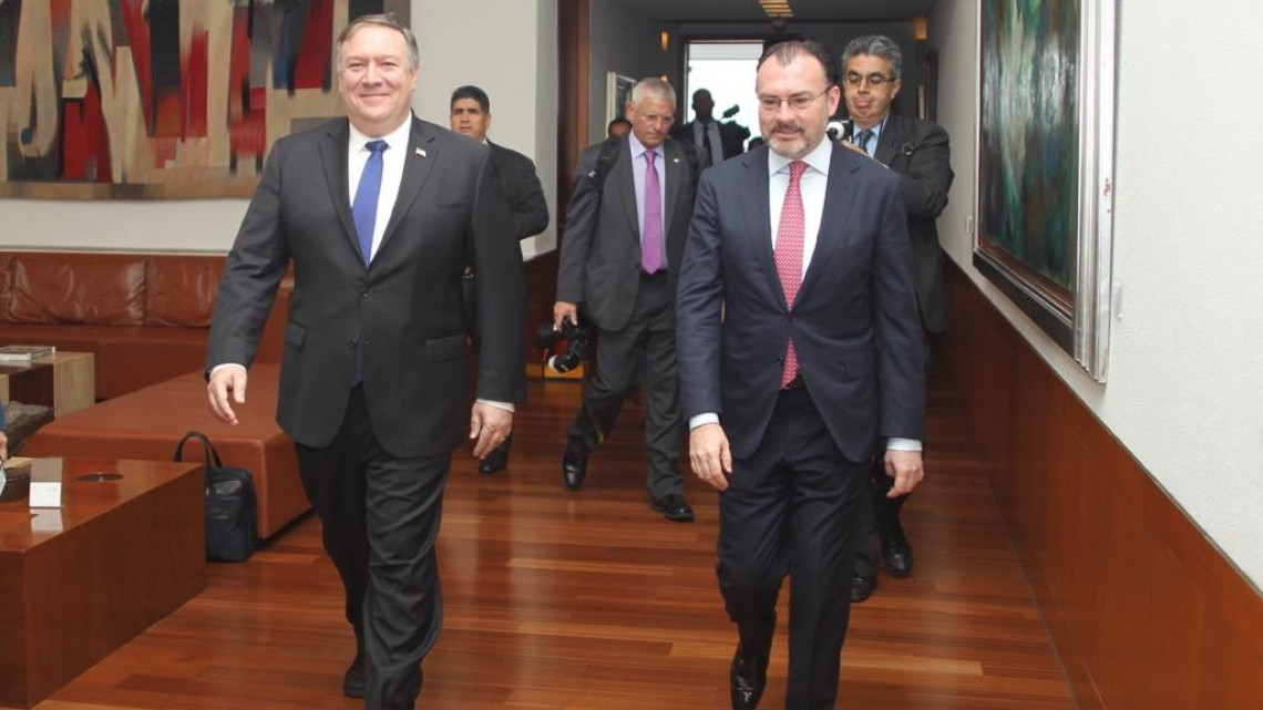Pompeo y Videgaray listos para encuentro