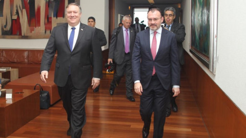 Pompeo y Videgaray listos para encuentro