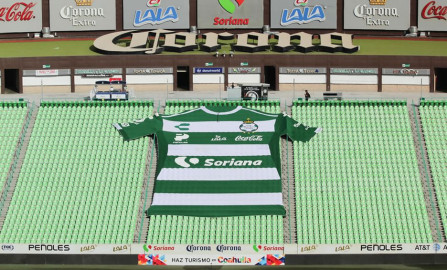 Ocho elementos del Santos Laguna, positivos en COVID-19