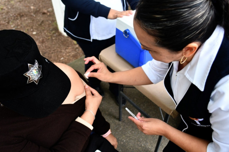 Previene SSPT enfermedades respiratorias por temporada invernal entre su personal