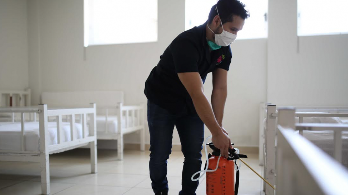 Fueron desinfectados centros asistenciales del DIF Tamaulipas