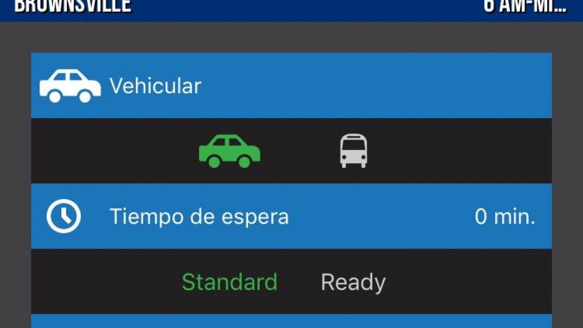 Tiempos de cruce en Puentes Internacionales