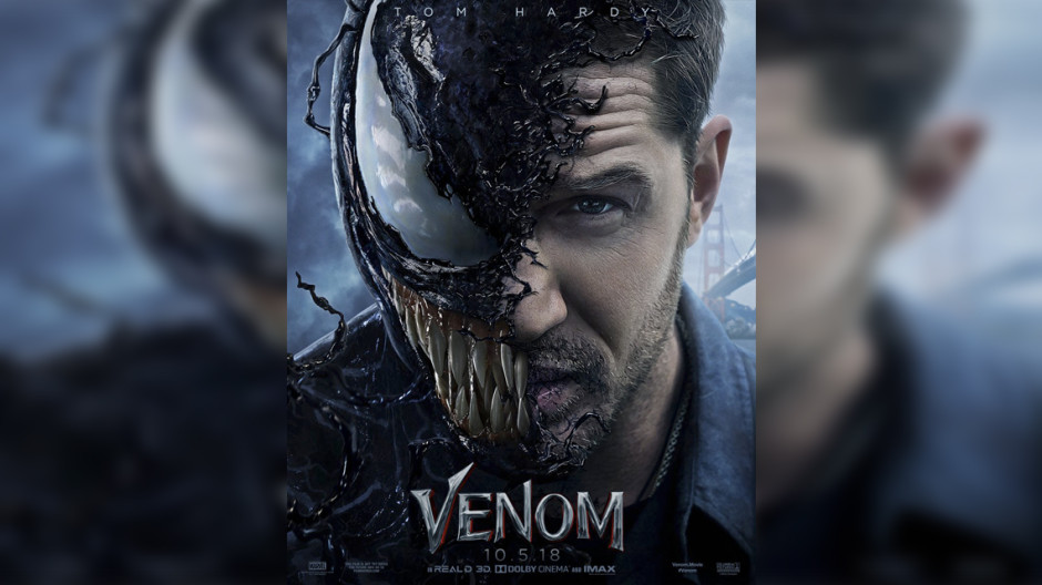 Tom Hardy como Venom en su primer tráiler