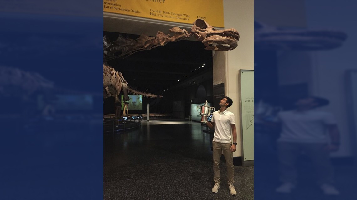 Djokovic repartió donas en el metro de Nueva York