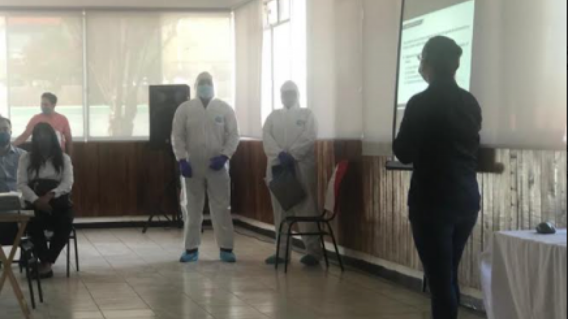 Peritos de la FGJT capacitan a agentes para el manejo adecuado de cadáveres