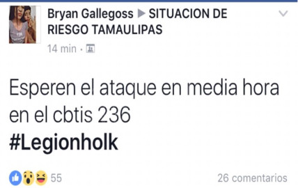 "Legión Holk" causa pánico en Victoria