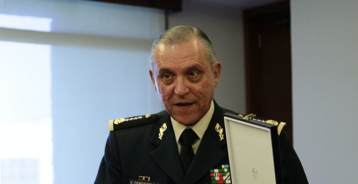 Buscará EU decomisar cuentas bancarias y bienes a Salvador Cienfuegos