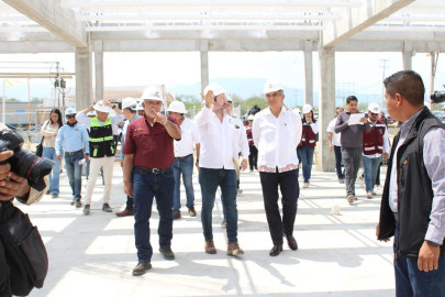 Constata gobernador avance en la construcción de la Ciudad Judicial en Victoria