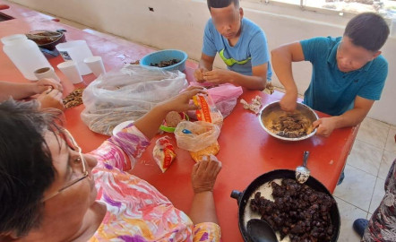 Imparten taller de cocina a adolescentes en conflicto con la Ley Penal en Güémez