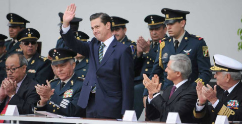 EPN reconoce al Ejercito Mexicano por su empeño el 1 de julio
