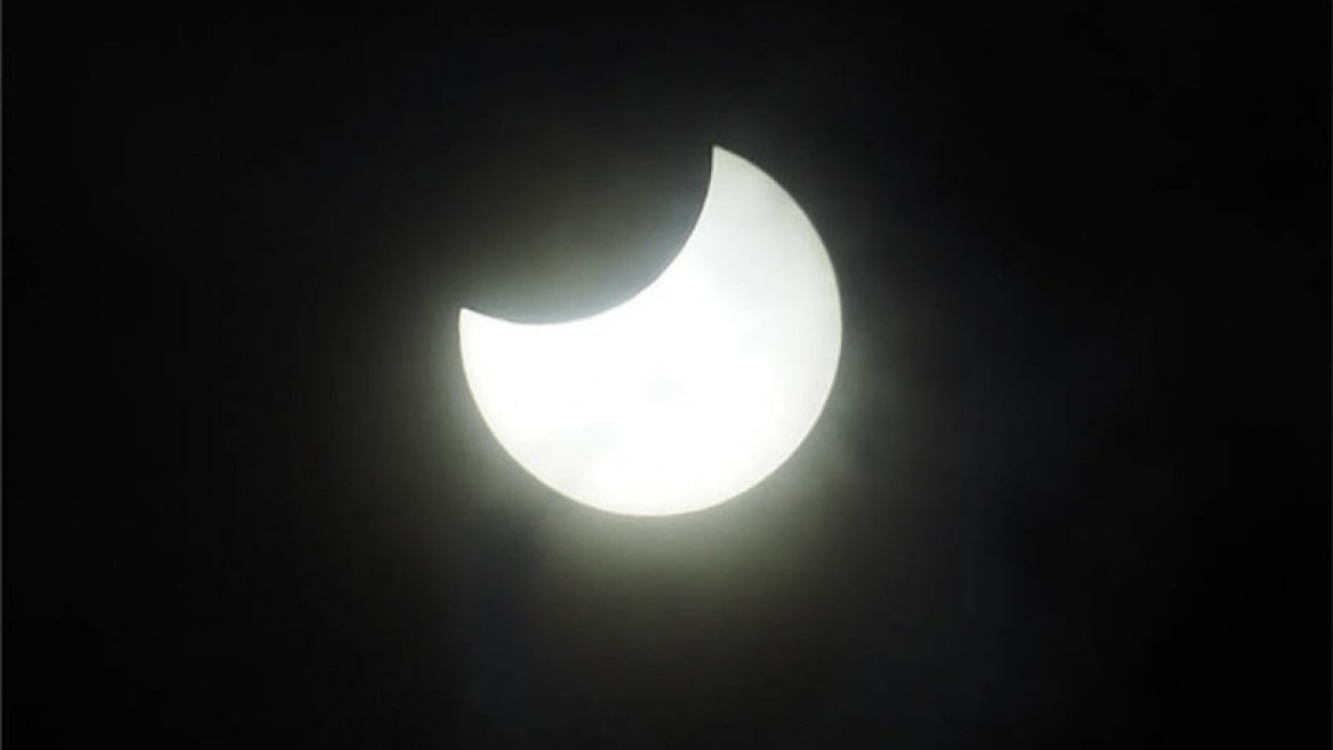 Así fue el primer eclipse solar de 2019