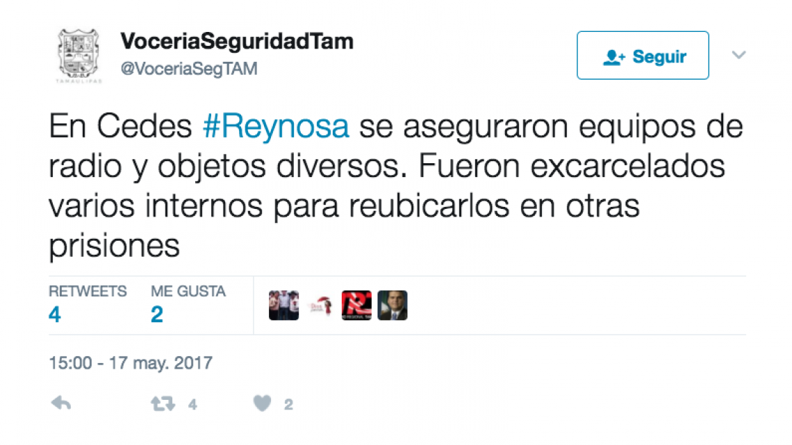 Destruyen puestos comerciales dentro del penal de Reynosa