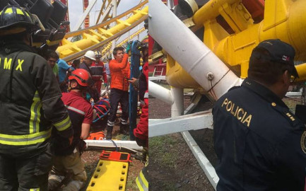 Dos muertos y cinco heridos, tras accidente en montaña rusa de la feria de Chapultepec
