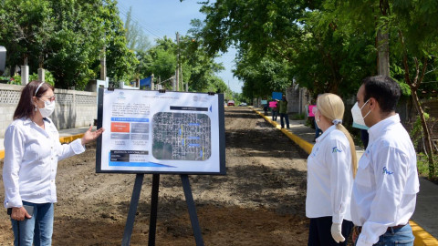 Con más obras de infraestructura, cumple Alma Laura Amparán a los altamirenses