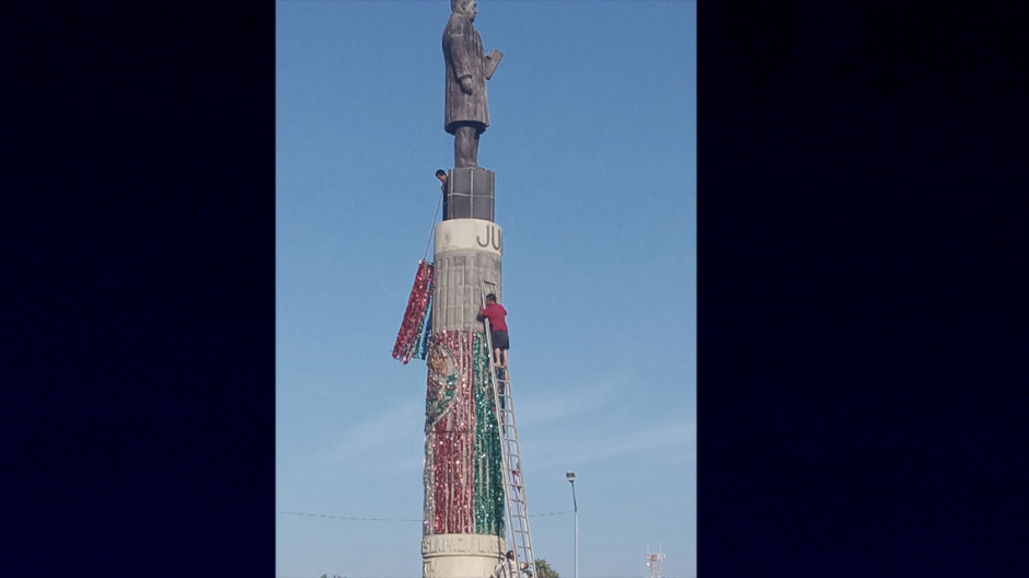 Adornarán monumentos y edificios de Nuevo Laredo con colores patrios