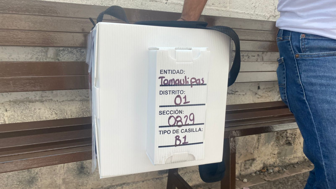 Entrega INE y IETAM paquetes electorales