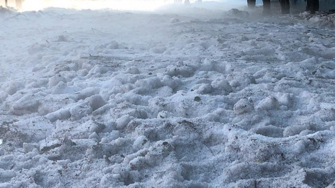 Granizada deja a Guadalajara “sepultada”