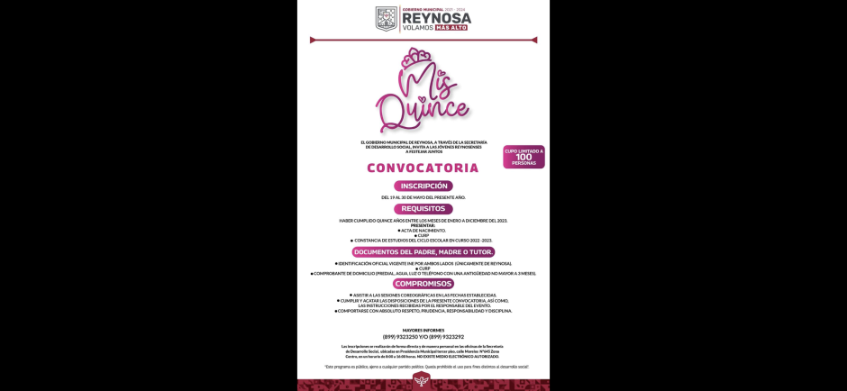 Celebrarán a Quinceañeras