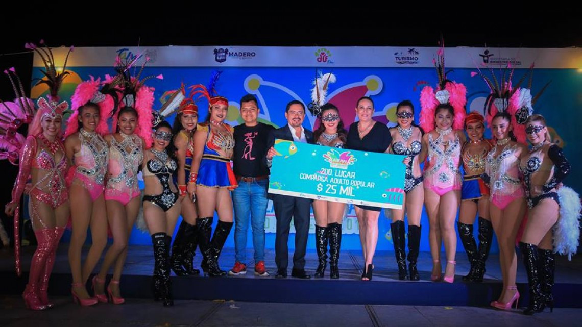 Se realiza premiación de los ganadores del Carnaval Playa Miramar 2018