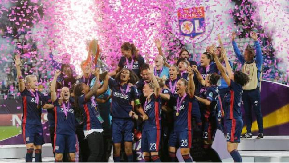 Lyon Femenil logra tiplete en Champions