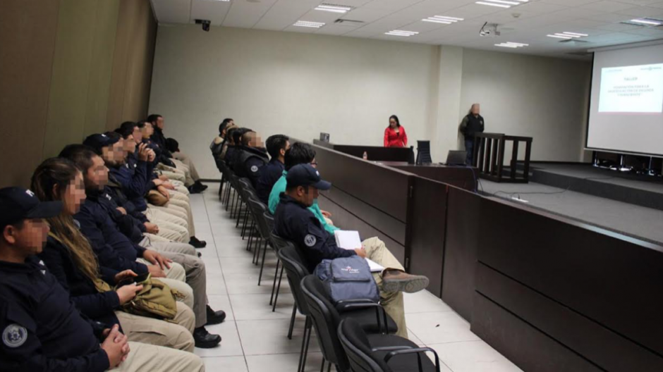 Capacitan a elementos de la Fiscalía General de Justicia del Estado