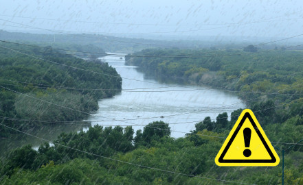  ¡ALERTA!: Incrementa caudal del Río Bravo por fuertes lluvias