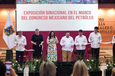 Inauguran Secretaría de Desarrollo Energético y Woodside Energy la Exposición Binacional Cultural en Tamaulipas